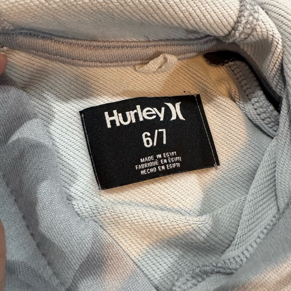 Hurley Gray and Black Contrast Hoodie - Picture 4 of 6